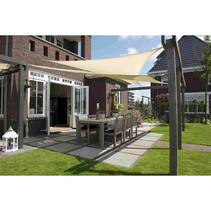 Nesling Dreamsail Waterproof Schaduwdoek Cream 400 x 400 cm
