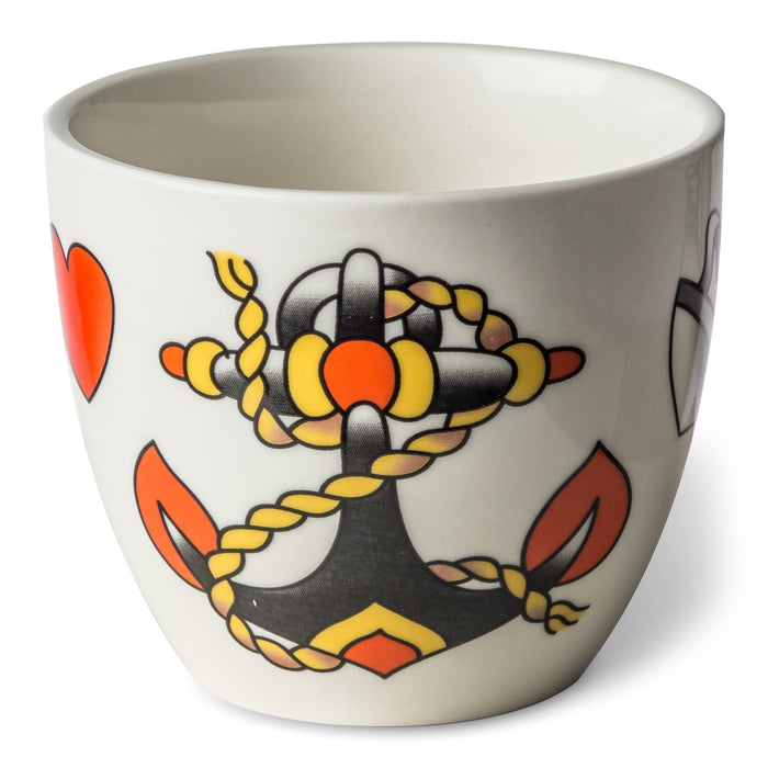 POLSPOTTEN Tattoo Kopjes 4st. Wit