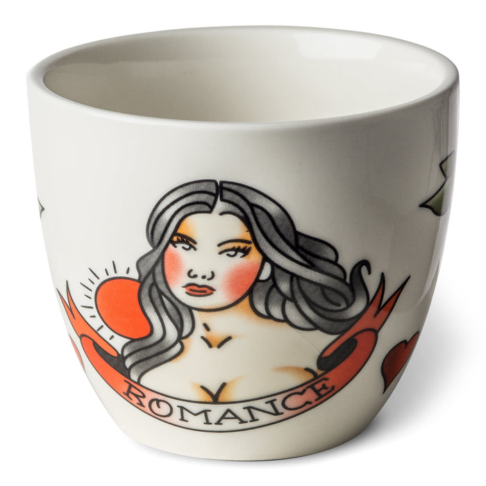 POLSPOTTEN Tattoo Kopjes 4st. Wit