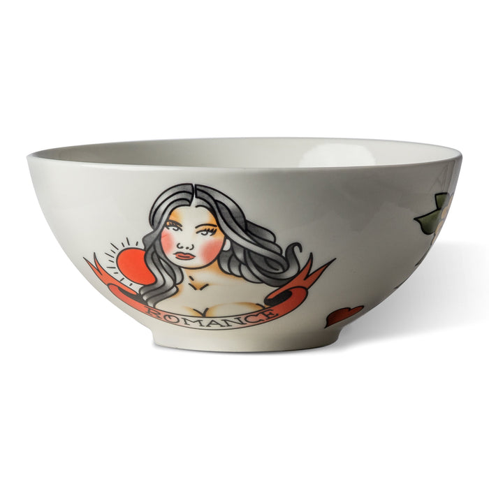 POLSPOTTEN Tattoo Schalen 4st. Wit