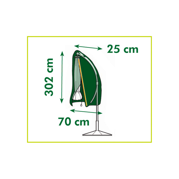 Nature Hangparasol Hoes H 302 x Ø 70 cm