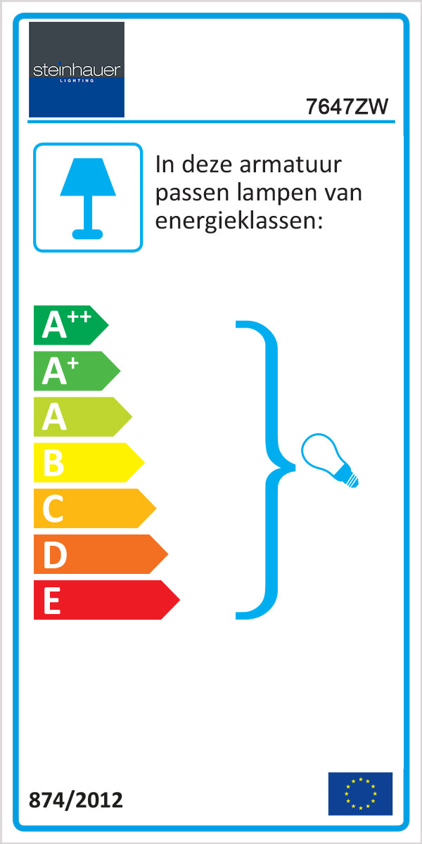Mexlite - wandlamp - Cera - zwart - metaal - bedlampje - E14 - 7647ZW
