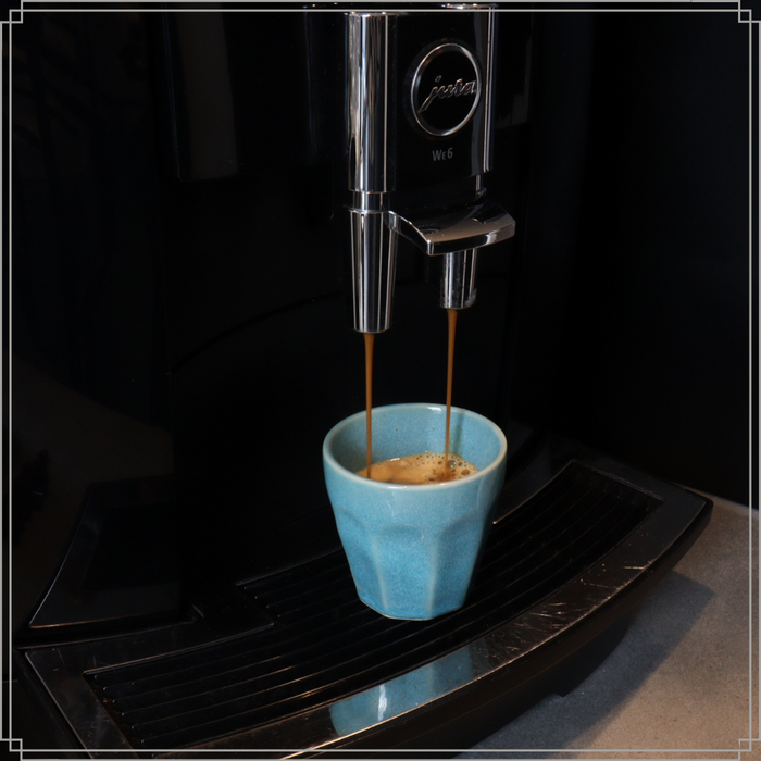 OTIX Espressokopjes Set van 4 Porselein Hittebestendig 90ml Zonder...