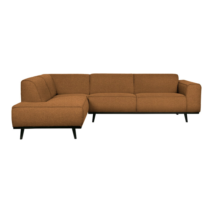 WOOOD Statement Hoekbank Links - Bouclé - Butter