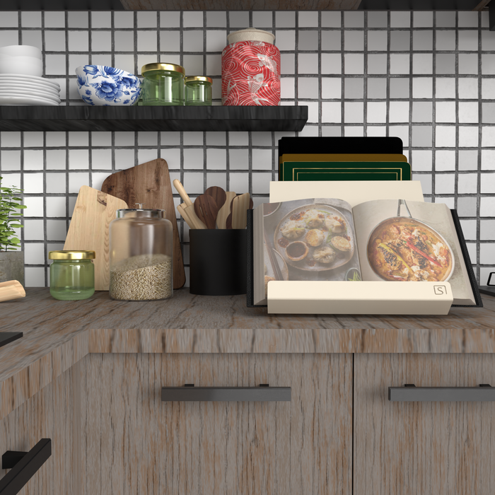 Steellish Kitchen Butler Kookboekhouder Zwart