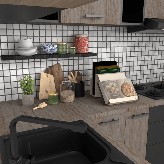 Steellish Kitchen Butler Kookboekhouder Bruin