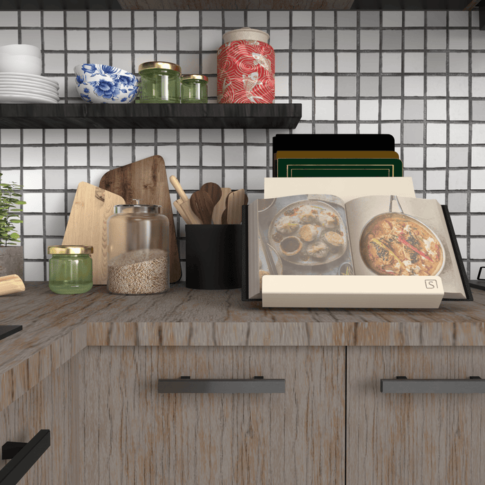 Steellish Kitchen Butler Kookboekhouder Bruin