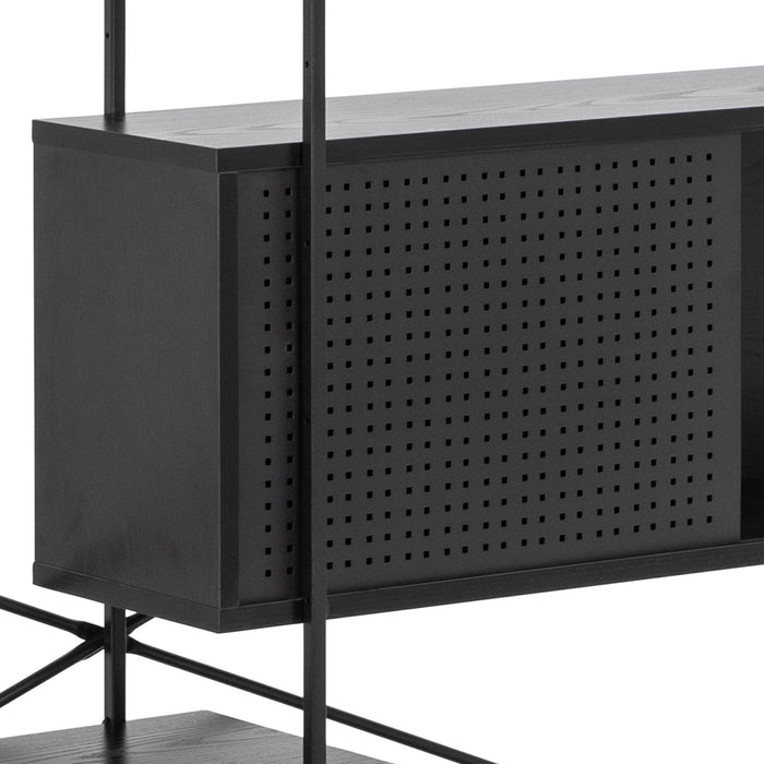 by fonQ basic Sleek Stellingkast B 172 cm - Ash Black