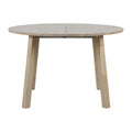 WOOOD Lange Jan Uitschuifbare Eettafel 120 x 200 cm - Whitewash Eiken