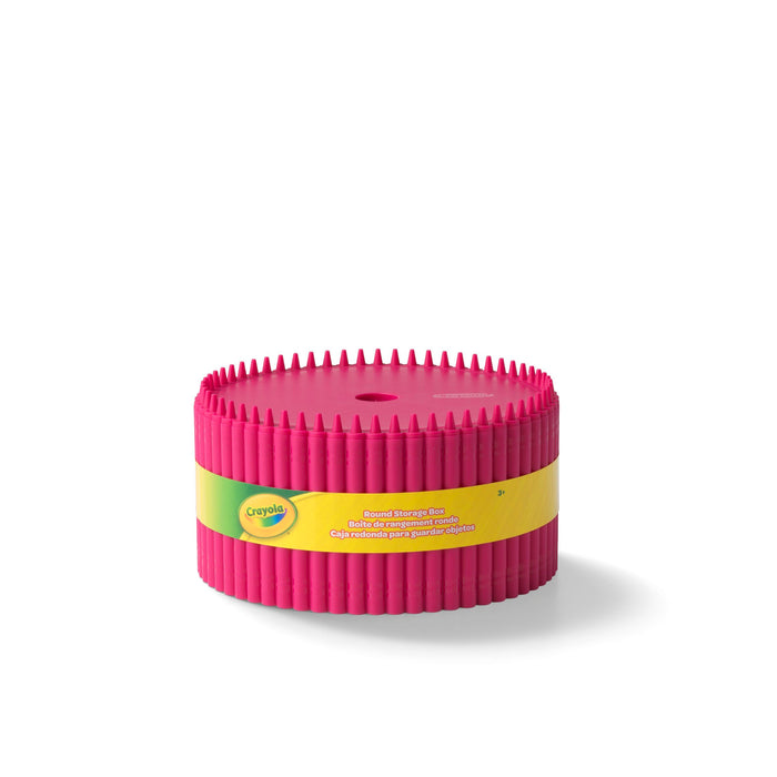 Ronde Opbergdoos 2,5 liter, Roze - Polypropyleen - Crayola
