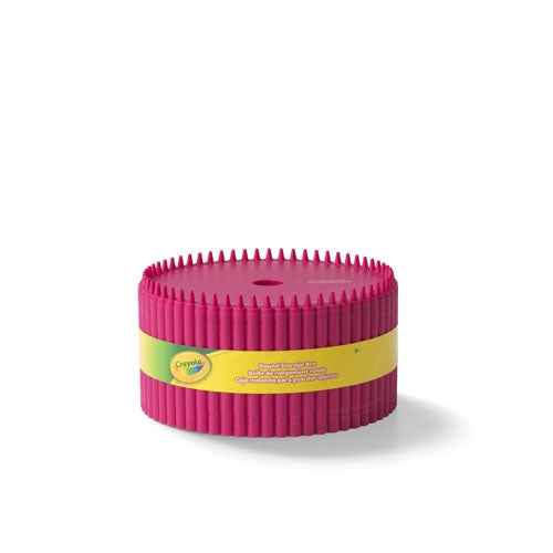 Ronde Opbergdoos 2,5 liter, Roze - Polypropyleen - Crayola