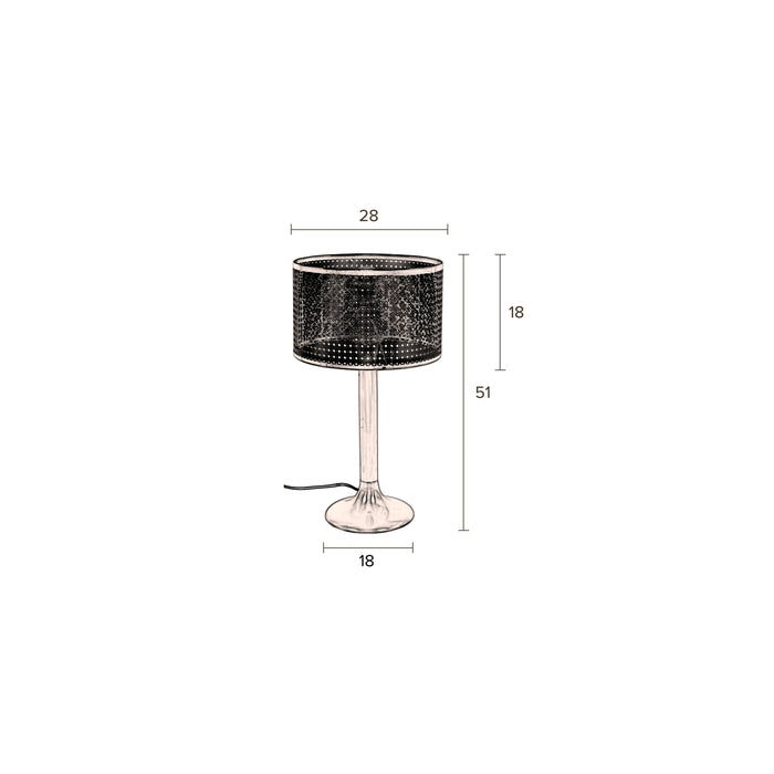Dutchbone Barun Tafellamp - Goud