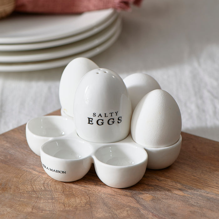 Riviera Maison Salty Eggs Egg Holder -  13.8x12.6x9.0 cm
