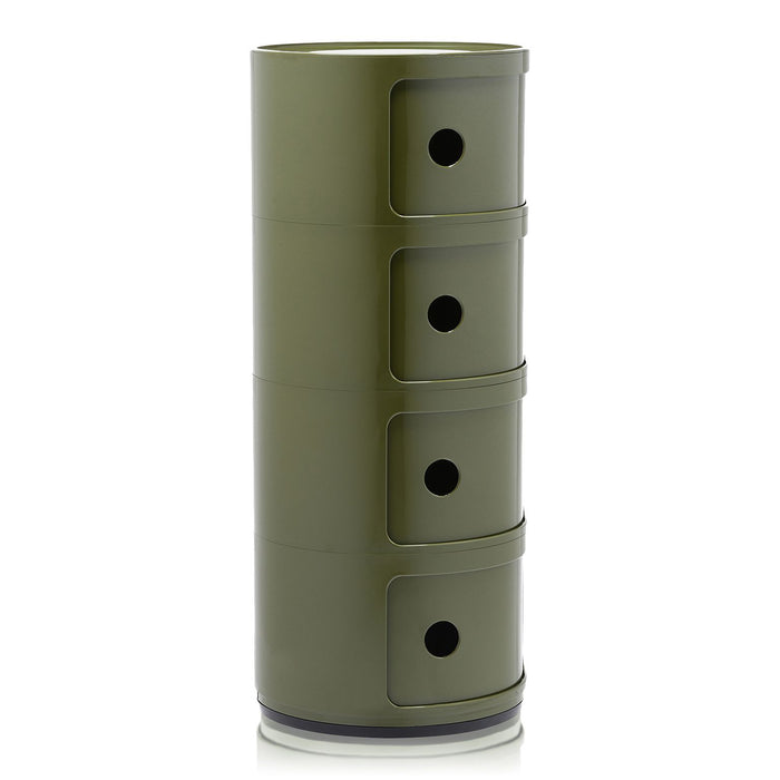 Kartell Componibili Kast - 4 Modules - Mosgroen