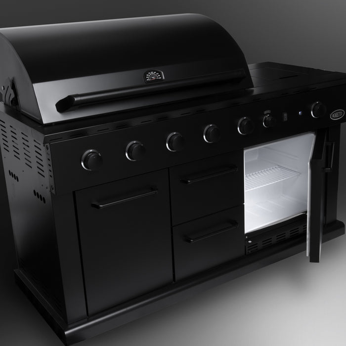 Boretti Luciano Barbecue incl. koelkast B 153 x D 60 cm