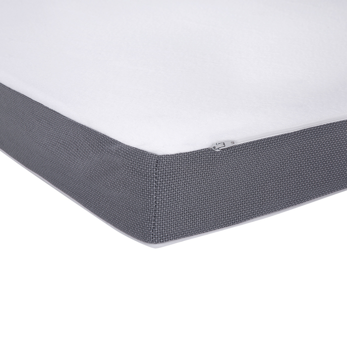 Beliani - COMFY - Matrastopper - Grijs 180 x 200 cm - Polyester