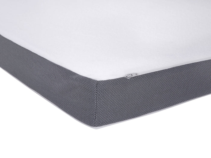 Beliani - COMFY - Matrastopper - Grijs 180 x 200 cm - Polyester