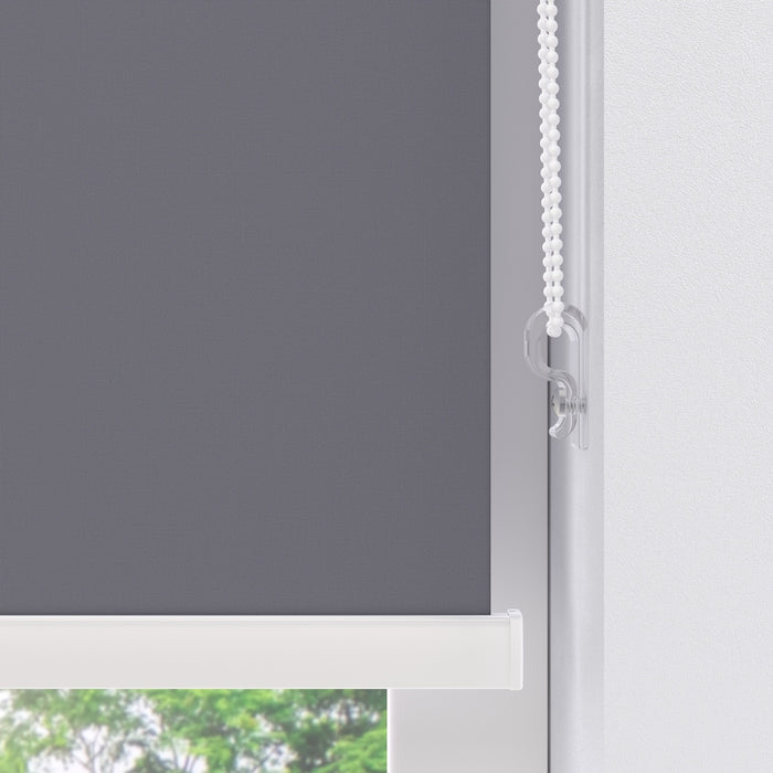 Rolgordijn Cassette Pure Verduisterend Grey 70 x 175 cm