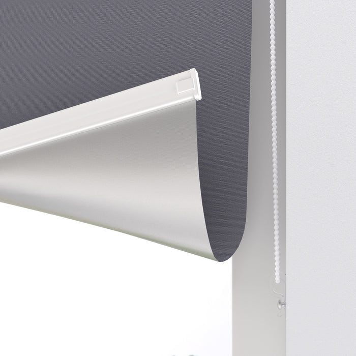 Rolgordijn Cassette Pure Verduisterend Grey 70 x 175 cm