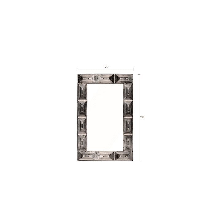 Dutchbone Volan Spiegel - H 70 x B 110 cm
