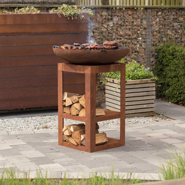 BBGrill Trinidad Barbecue Plancha Met Houtopslag Ø 80 cm