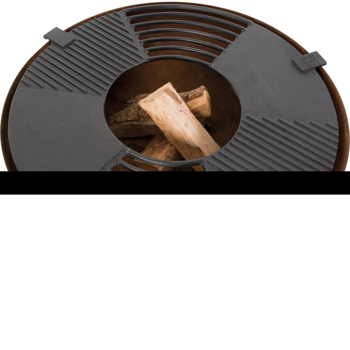 BBGrill Trinidad Barbecue Plancha Met Houtopslag Ø 80 cm
