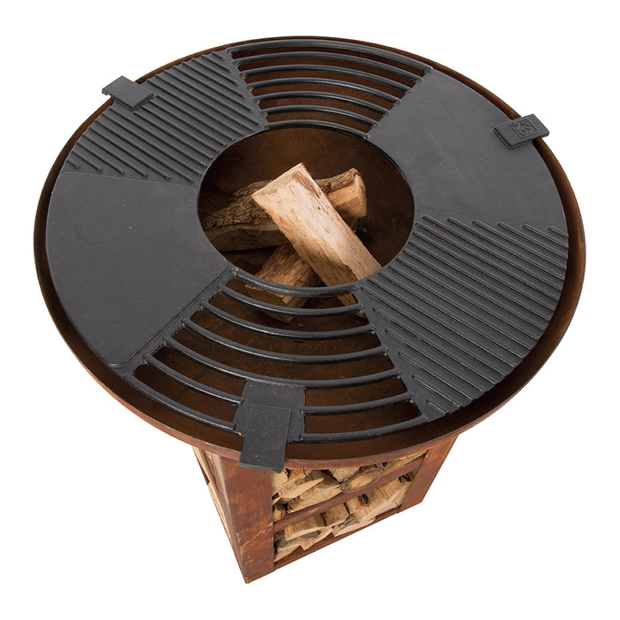 BBGrill Trinidad Barbecue Plancha Met Houtopslag Ø 80 cm