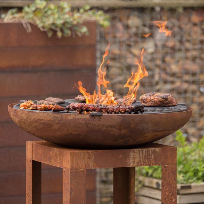 BBGrill Trinidad Barbecue Plancha Met Houtopslag Ø 80 cm