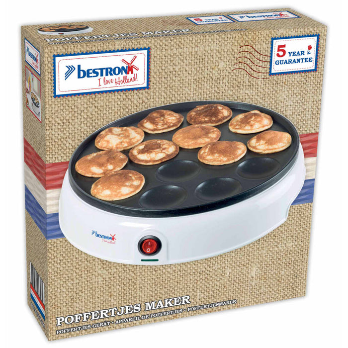 Bestron Poffertjesmaker Wit