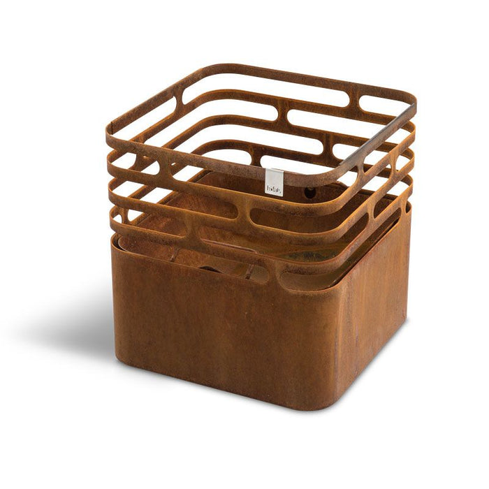 Höfats - Cube - Vuurkorf Roest - Cortenstaal - Vuurkorf - Bruin
