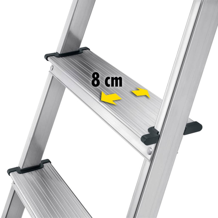 Hailo L40 huishoudtrap - 4 treden - Aluminium