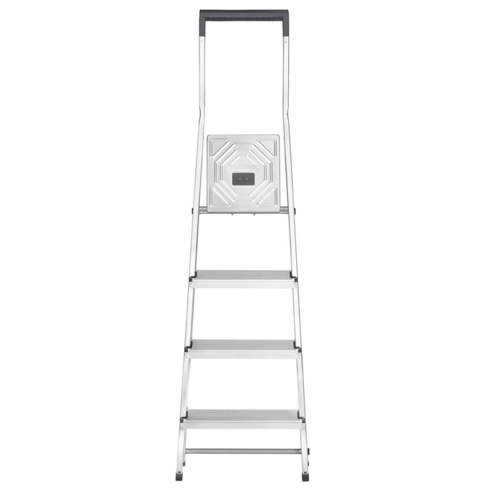 Hailo L40 huishoudtrap - 4 treden - Aluminium