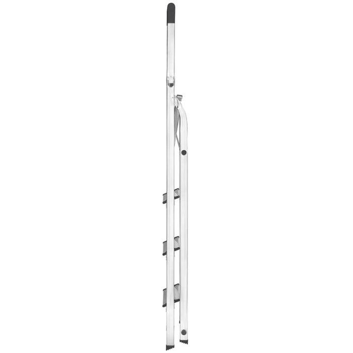 Hailo L40 huishoudtrap - 4 treden - Aluminium