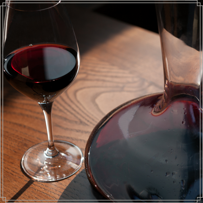 OTIX Decanteer Karaf met Oor 1.5L Wijn Beluchter Decanteerkan Glas