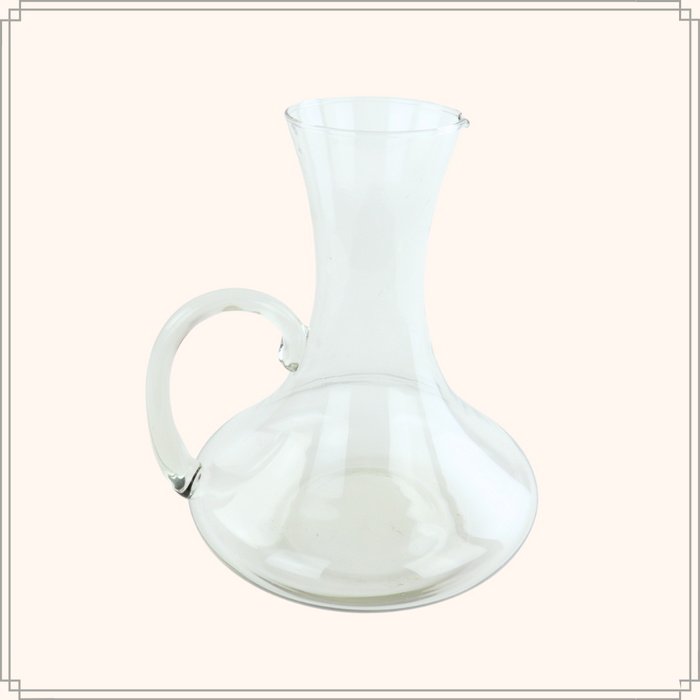 OTIX Decanteer Karaf met Oor 1.5L Wijn Beluchter Decanteerkan Glas