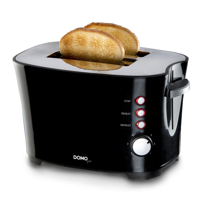 Domo DO941T - Broodrooster - 2 sleuven - B-Smart - Zwart