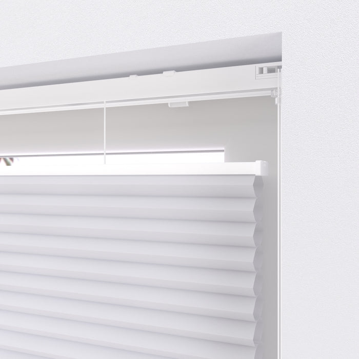 Plisségordijn Honingraat Easy Lichtdoorlatend 25 mm White 120 x 175