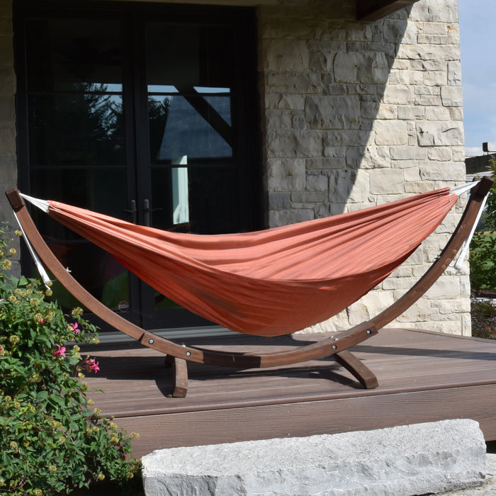 Vivere Double Sunbrella Hangmat met Standaard