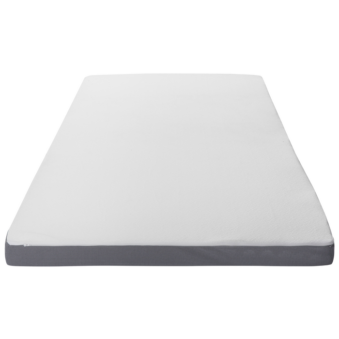Beliani - COMFY - Matrastopper - Grijs 180 x 200 cm - Polyester