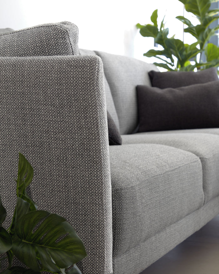 Kave Home - Gilma 3-zitsbank met rechts|links chaise longue in