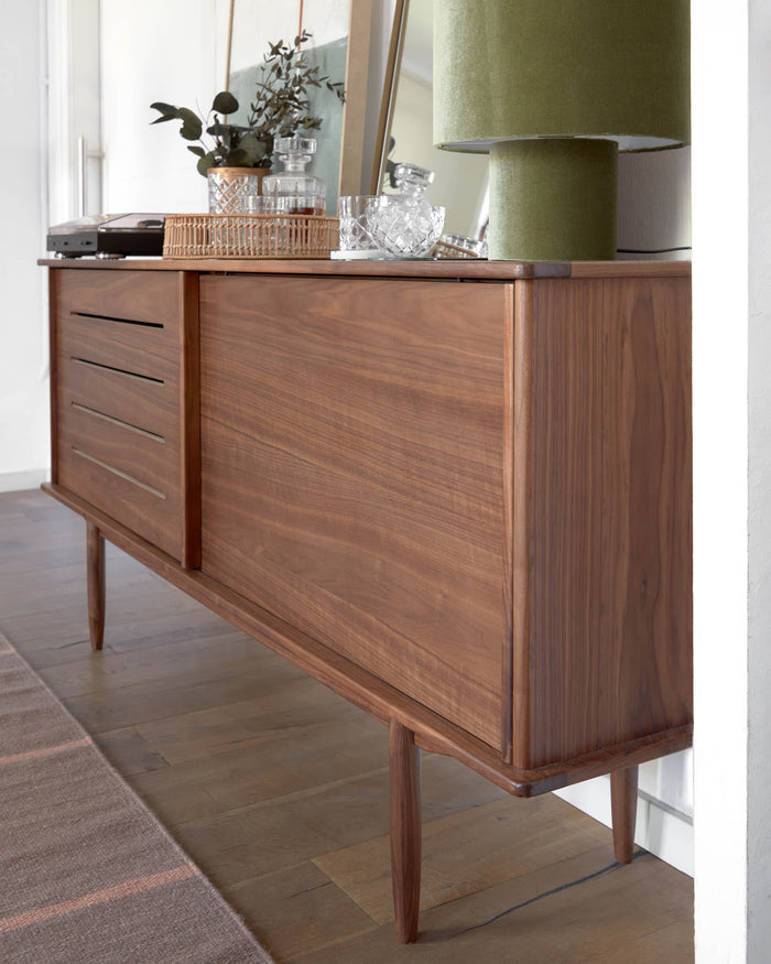 Kave Home - Whiskeyfles Hina in transparant glas