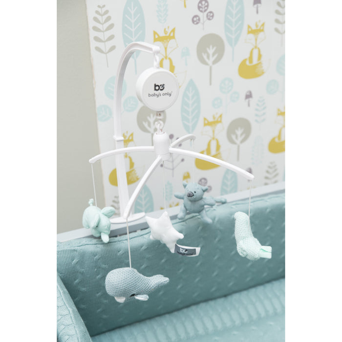 Baby's Only Muziekmobiel - Stonegreen|Mint|Wit