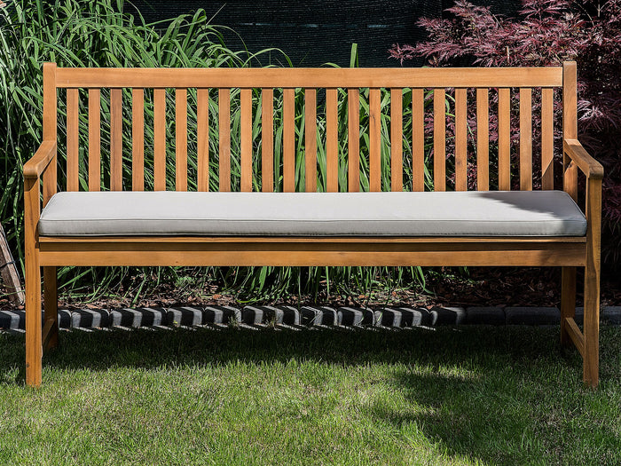 Beliani-VIVARA L-Tuinbank-Lichte houtkleur|Beige-FSC® acaciahout