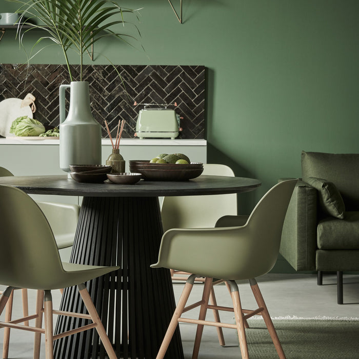 Kave Home Jeanette Eettafel - Ø 120 cm - Zwart