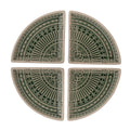 Bloomingville Rani Serveerbord - Set van 4 - Groen