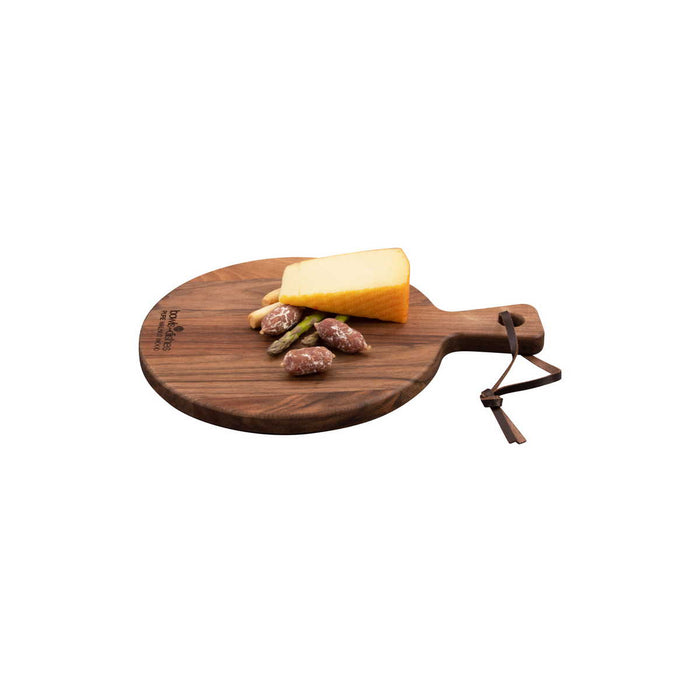 Bowls and Dishes Pure Walnut Wood Serveerplank Ø 20 cm