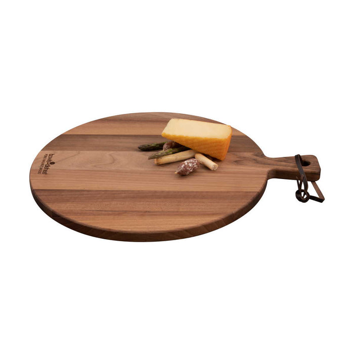 Bowls and Dishes Pure Walnut Wood Serveerplank Ø 30 cm