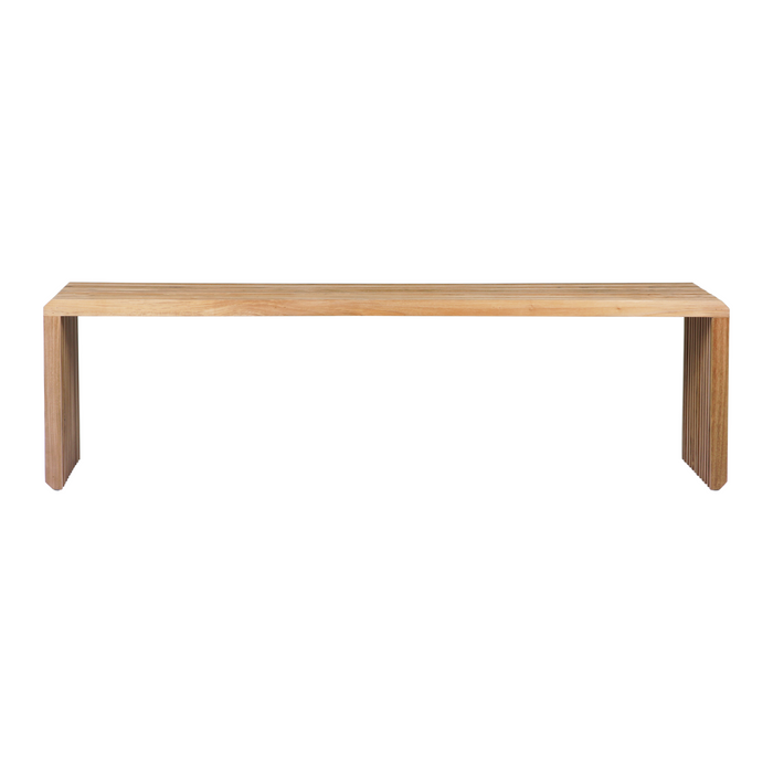 HKliving Slatted Bankje B 160 cm - Teak