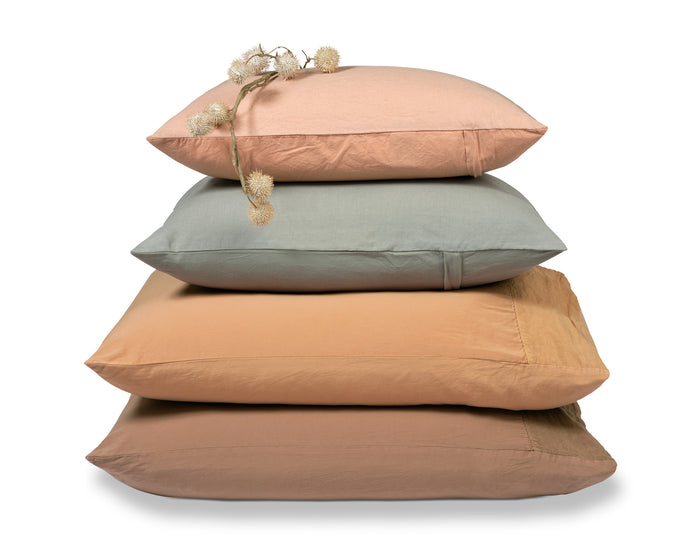 Vandyck - Dekbedovertrek PURE 07 Brownie 240x220 cm (linnen | satijnka