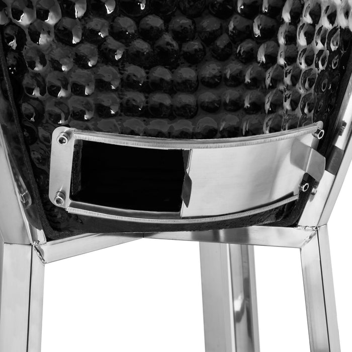 MOOS Kamado Grill 21 inch Keramische Barbecue - Zwart